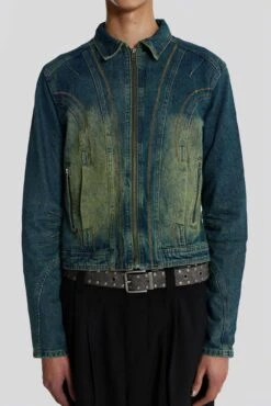 Exhaust Sandblast Denim Jacket 14 Exhaust Sandblast Denim Jacket -Trendy Wear Outlet Store 11 mayjadedman1391