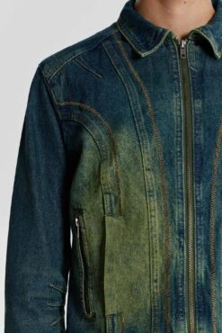 Exhaust Sandblast Denim Jacket 15 Exhaust Sandblast Denim Jacket -Trendy Wear Outlet Store 11 mayjadedman1394