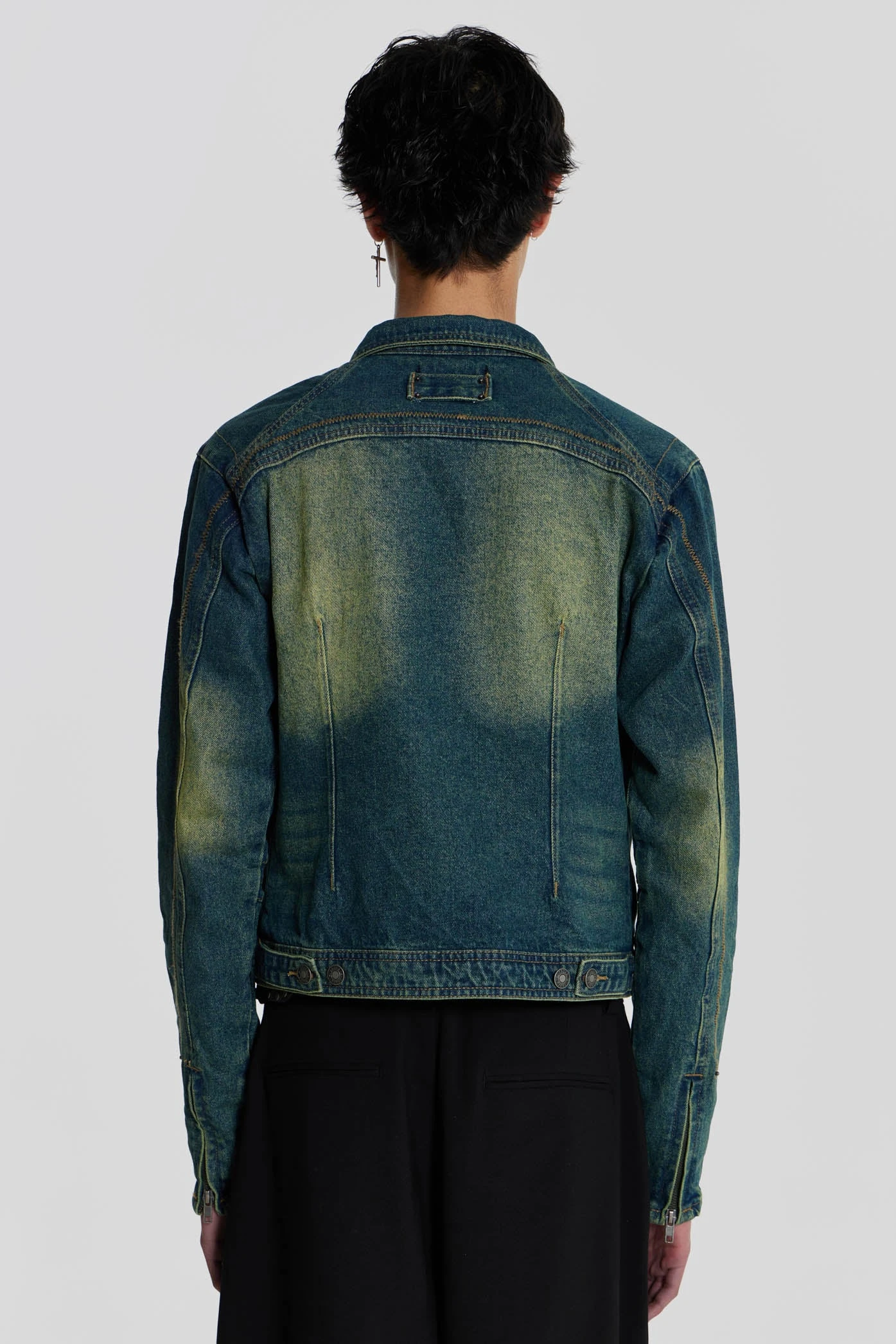 Exhaust Sandblast Denim Jacket 9 Exhaust Sandblast Denim Jacket - Image 7