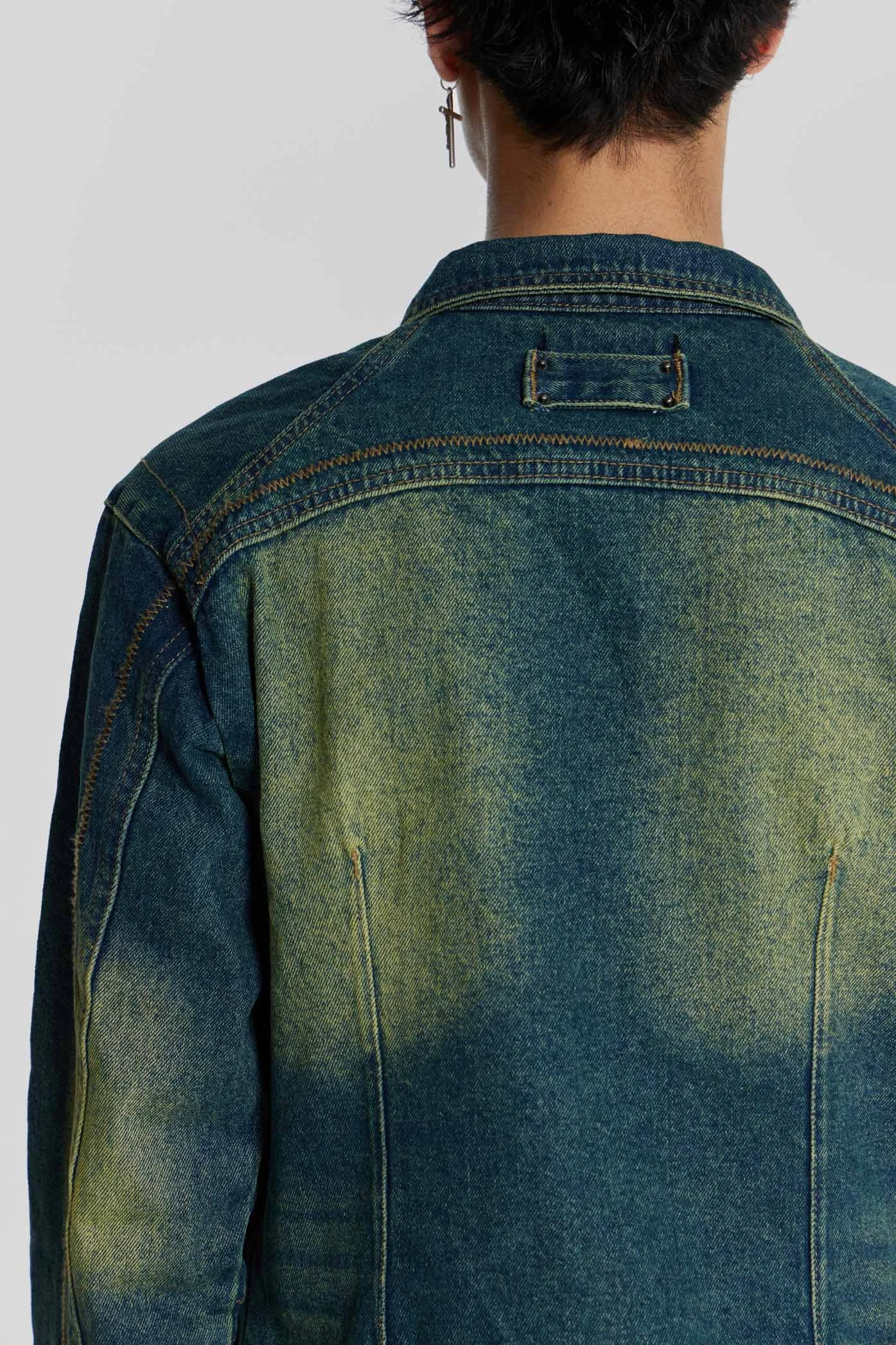 Exhaust Sandblast Denim Jacket 10 Exhaust Sandblast Denim Jacket - Image 8