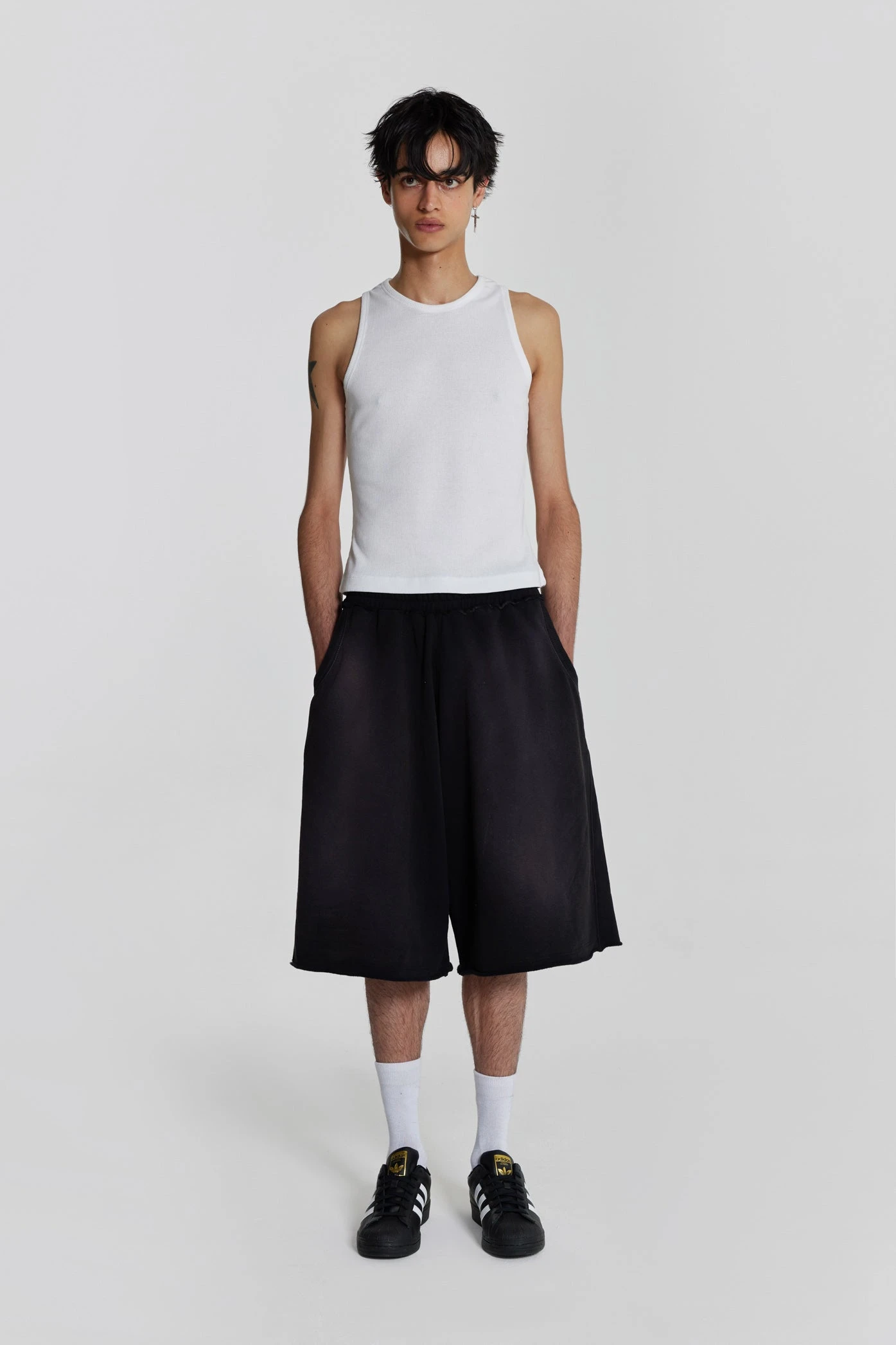 Washed Black Colossus Jogger Shorts 4 Washed Black Colossus Jogger Shorts - Image 2