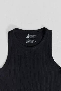 NTRLS Black Rib Vest -Trendy Wear Outlet Store 11 mayjadedman3072