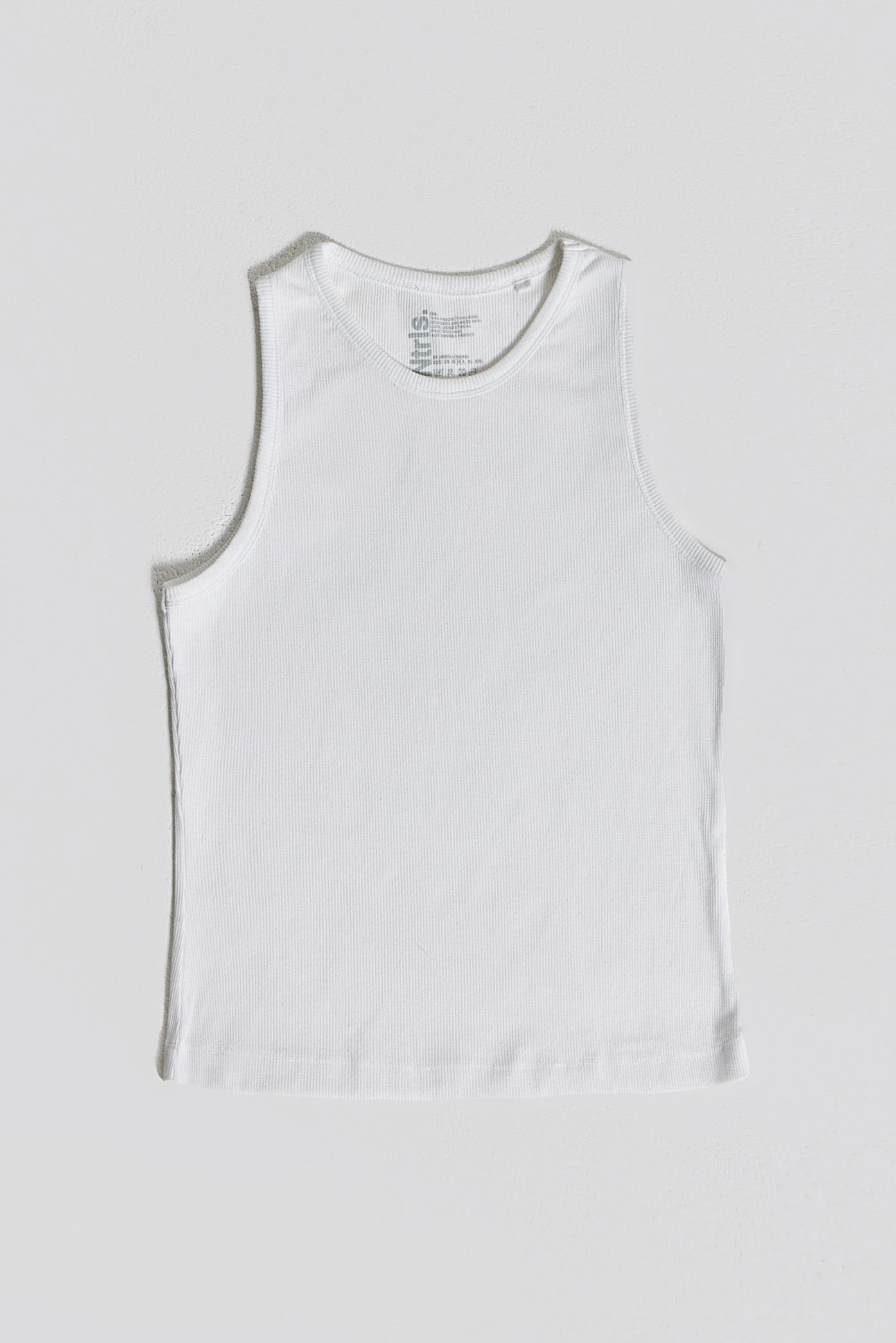NTRLS White Rib Vest 4 NTRLS White Rib Vest - Image 2
