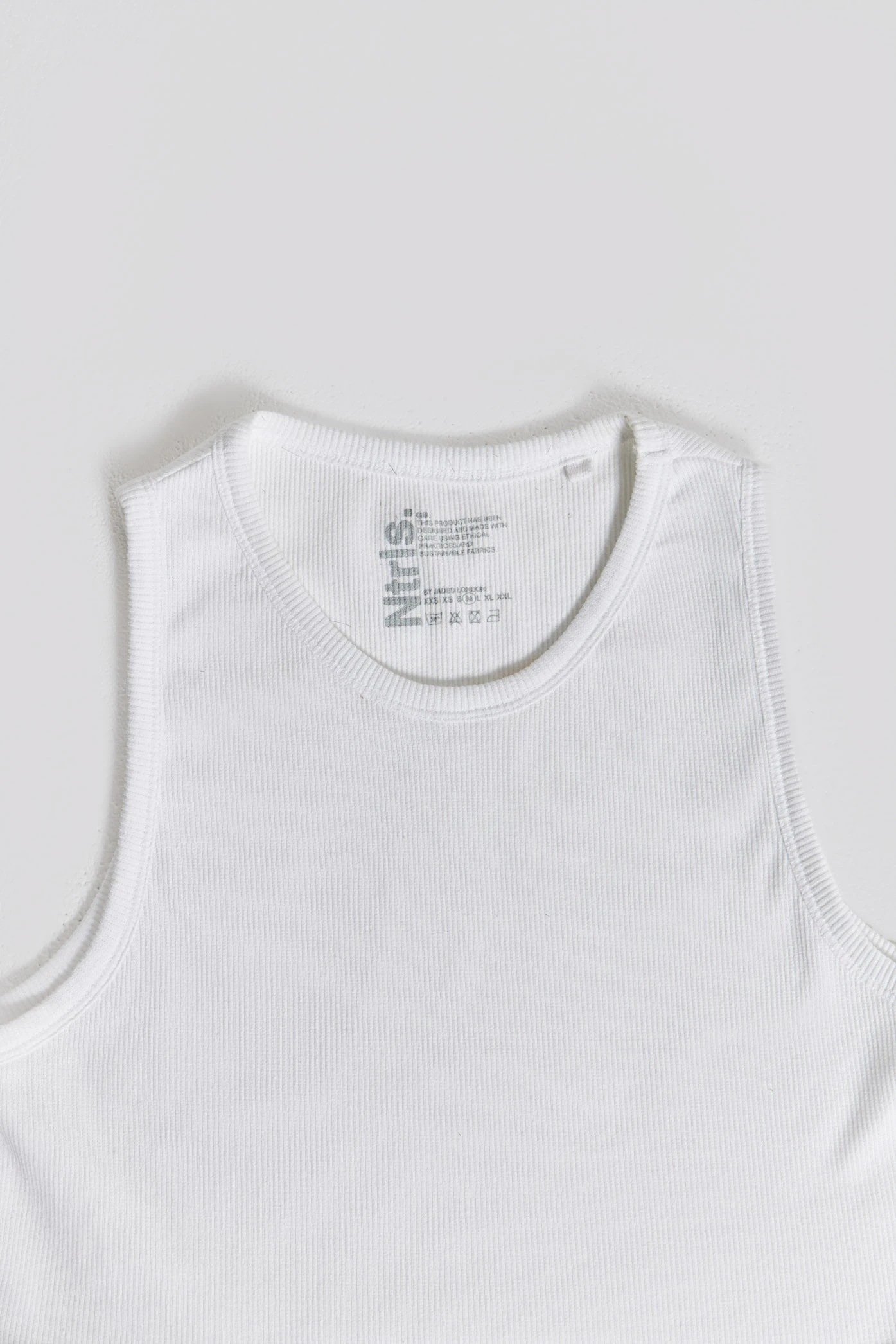 NTRLS White Rib Vest 5 NTRLS White Rib Vest - Image 3