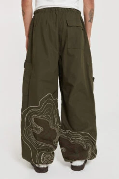 Featured Products 1 Khaki Topograph Parachute Pants