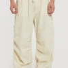 Ecru Parachute Cargo Pants -Trendy Wear Outlet Store 1 a816ea87 3eba 4764 beaf a925061ce532