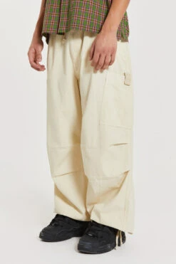 Ecru Parachute Cargo Pants -Trendy Wear Outlet Store 3 d0bf1af3 4e83 4875 aa8b f97620cac57a