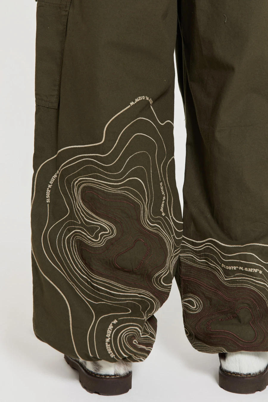 Khaki Topograph Parachute Pants 7 Khaki Topograph Parachute Pants - Image 5