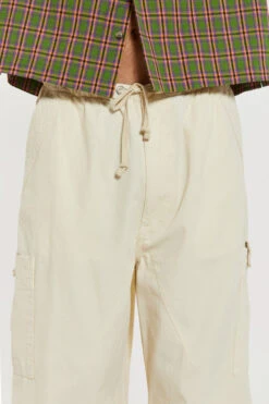 Ecru Parachute Cargo Pants -Trendy Wear Outlet Store 6 6bef5817 4062 434f 9a90 08eff70fa16b