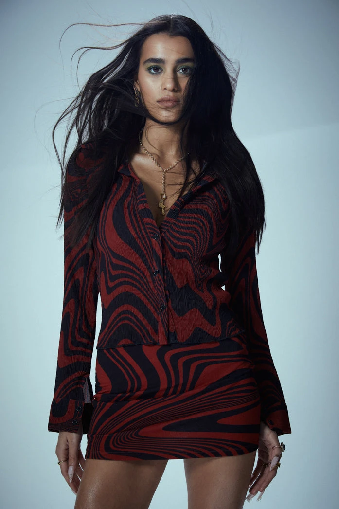 Jaded London Manic Plisse Shirt 7 Jaded London Manic Plisse Shirt - Image 5