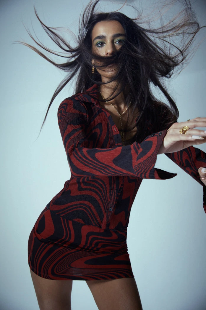 Jaded London Manic Plisse Shirt 3 Jaded London Manic Plisse Shirt