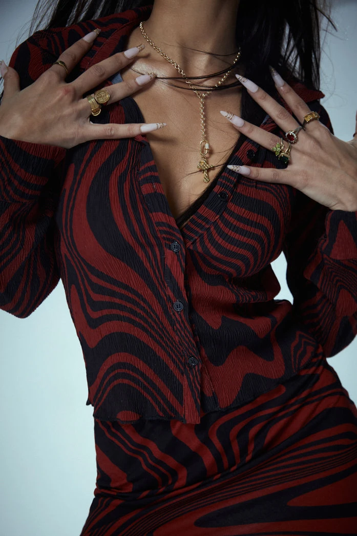 Jaded London Manic Plisse Shirt 5 Jaded London Manic Plisse Shirt - Image 3