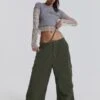 Jaded London Khaki Parachute Cargo Pants 2 Jaded London Khaki Parachute Cargo Pants -Trendy Wear Outlet Store Artboard2