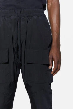 Anthracite Black Trail Cargo Trousers -Trendy Wear Outlet Store BLACKCARGO5