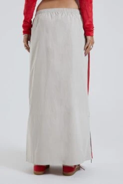 Jaded London Uptown Windbreaker Maxi Skirt -Trendy Wear Outlet Store BLUEPRINT ECCOM0809