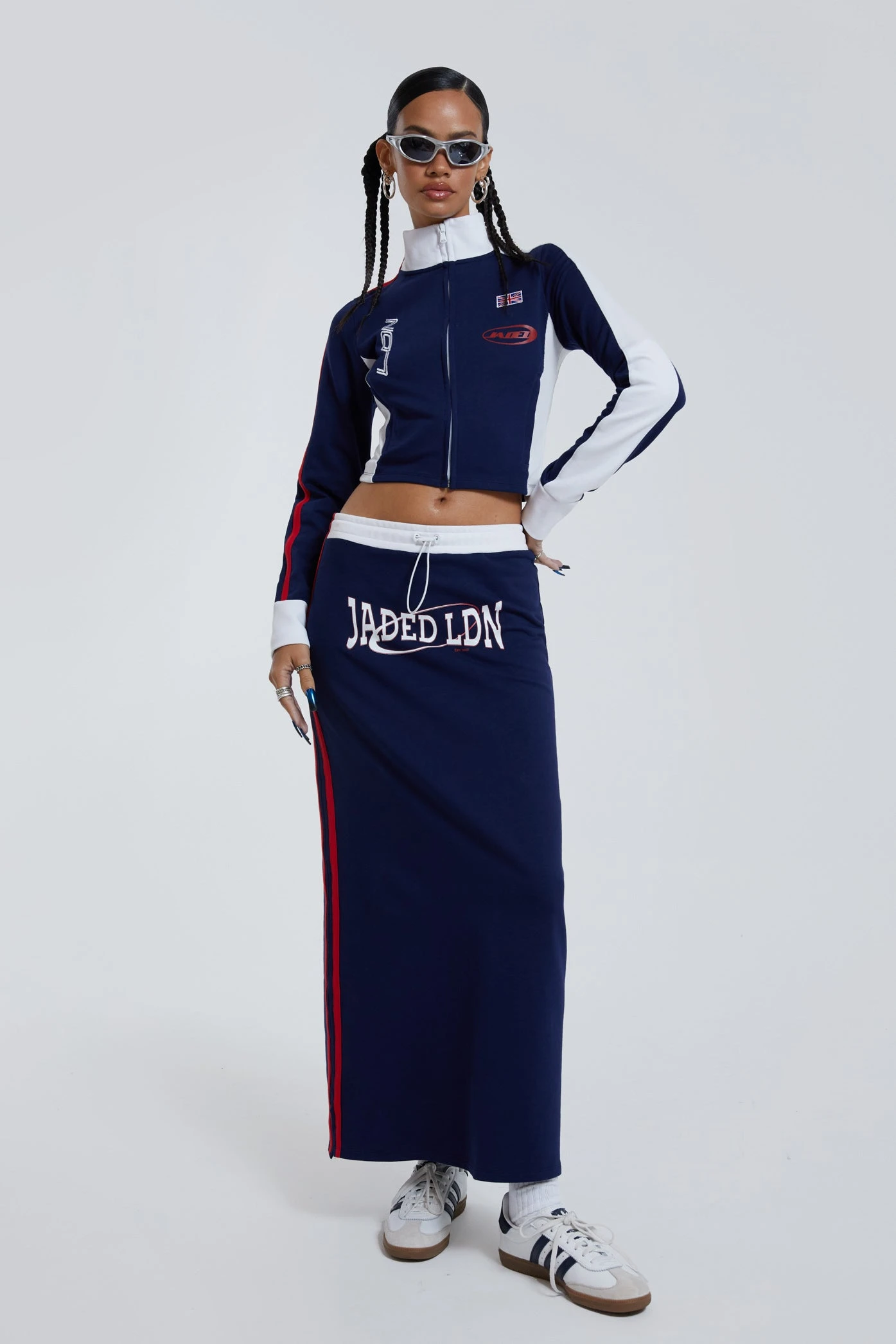 Jaded London Blueprint Track Jacket With Full Zip 7 Jaded London Blueprint Track Jacket With Full Zip - Image 5