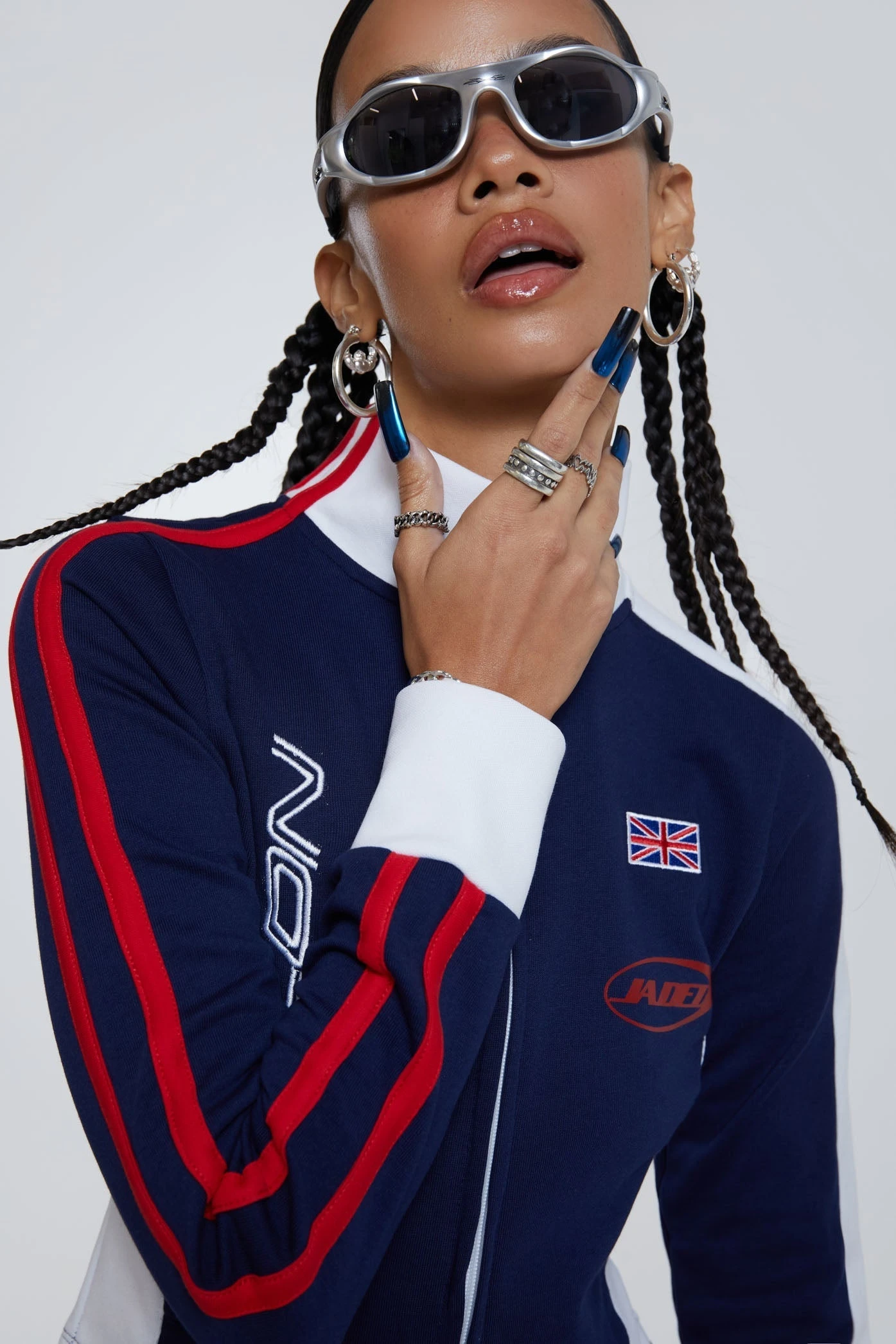 Jaded London Blueprint Track Jacket With Full Zip 5 Jaded London Blueprint Track Jacket With Full Zip - Image 3
