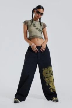 Jaded London NY Dragon Flock Cargo Pants In Black 9 Jaded London NY Dragon Flock Cargo Pants In Black -Trendy Wear Outlet Store BLUEPRINT ECCOM2375 d133d10e f95a 4a9c 9dc4 a8a627b73087