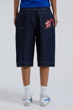 Jaded London Jumbo Denim Jorts -Trendy Wear Outlet Store BLUEPRINT ECCOM2570