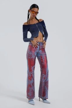 Jaded London Midtown Metallic Jeans