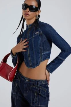 Jaded London Hudson Indigo Denim Wash Corset Jacket 10 Jaded London Hudson Indigo Denim Wash Corset Jacket -Trendy Wear Outlet Store BLUEPRINT ECCOM4105