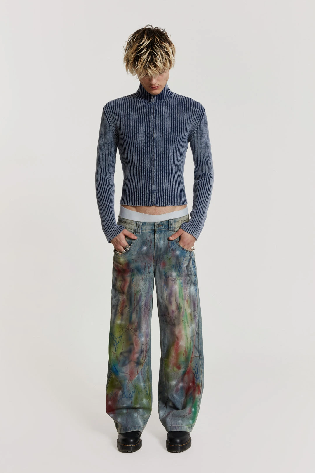 Drifting Through Space Baggy Jeans 4 Drifting Through Space Baggy Jeans - Image 2