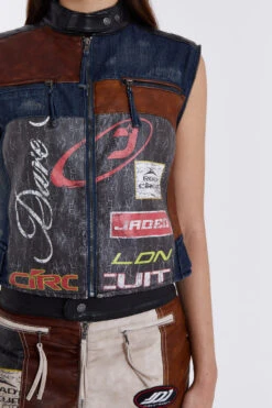 Jaded London Daytona Zip Off Sleeve Moto Jacket -Trendy Wear Outlet Store GOTHIC10 110014 2