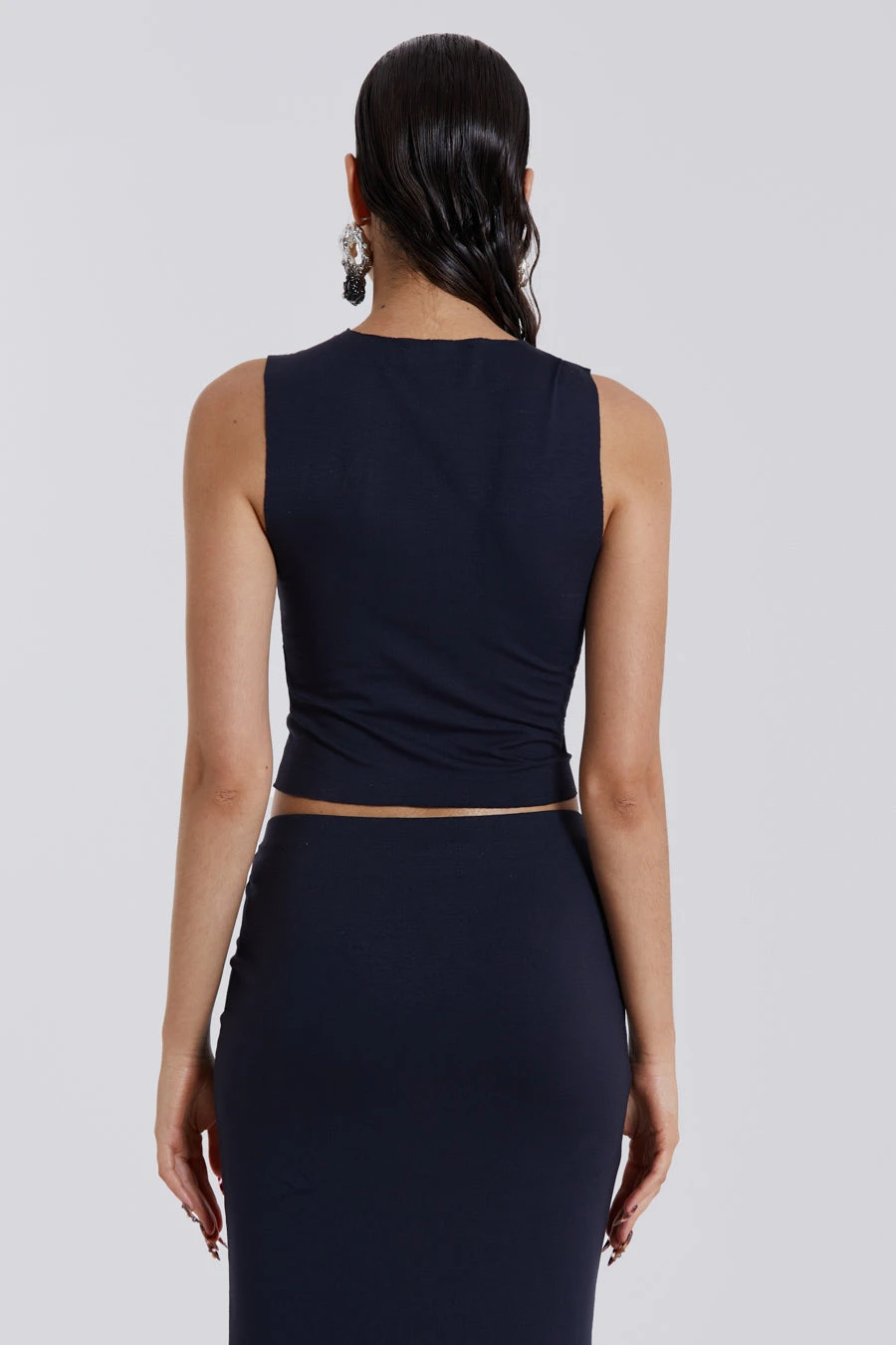 Jaded London Flaming Rose Raw Edge Tank Top 4 Jaded London Flaming Rose Raw Edge Tank Top - Image 2