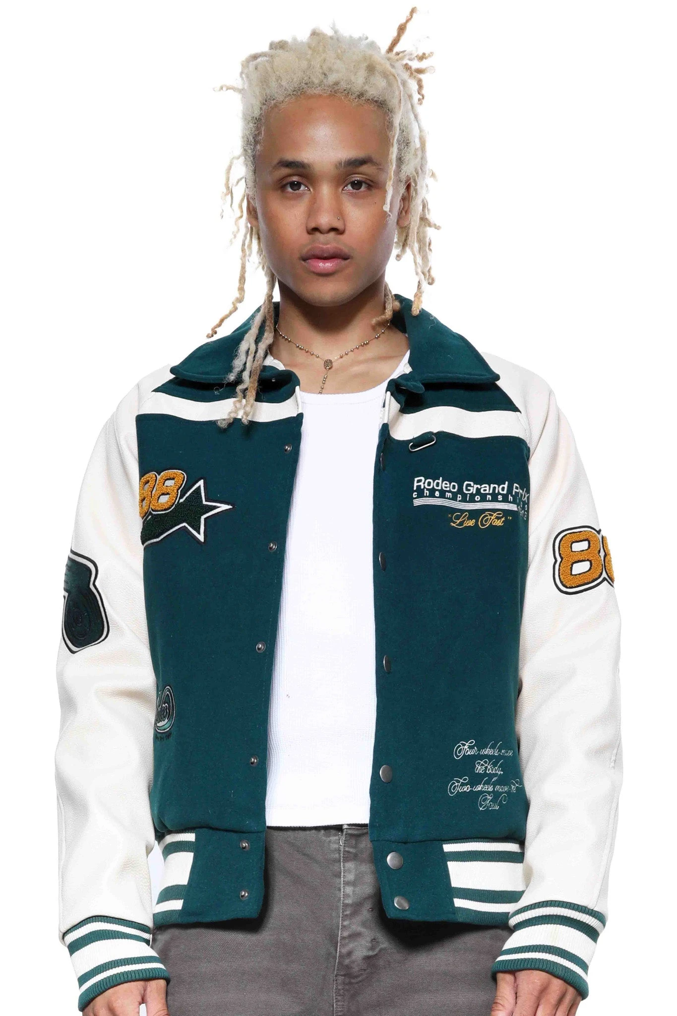 Green Rodeo Varsity Jacket 3 Green Rodeo Varsity Jacket