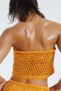 Honolulu Asymmetric Crochet Boob Tube -Trendy Wear Outlet Store JADED HOTLINE SWIMECOM1846