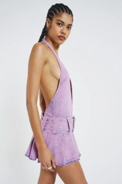 Jaded London Malibu Plunge Denim Mini Dress 17 Jaded London Malibu Plunge Denim Mini Dress -Trendy Wear Outlet Store JADED HOTLINE SWIMECOM4327