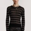 Striped Eclipse Jumper 2 Striped Eclipse Jumper -Trendy Wear Outlet Store JADED TRASH1898
