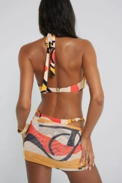 Sierra Beaded Micro Mini Skirt -Trendy Wear Outlet Store JADEDECOM EARTHTBC4240