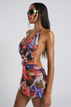 Tropical Haze Backless Mini Beach Dress 13 Tropical Haze Backless Mini Beach Dress -Trendy Wear Outlet Store JADEDECOM EARTHTBC4654