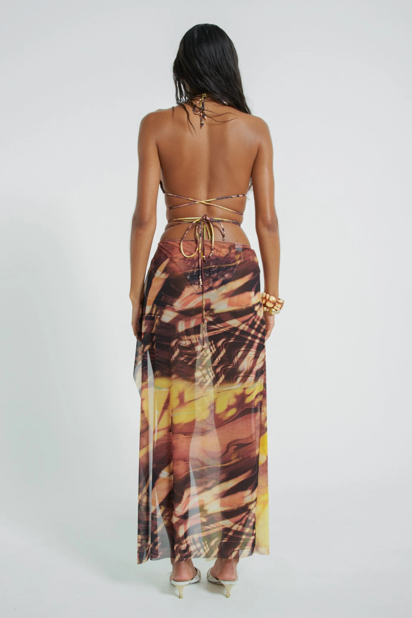 Aphrodite Wrap Around Mesh Maxi Skirt 5 Aphrodite Wrap Around Mesh Maxi Skirt - Image 3