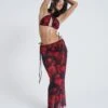 Selene Mesh Maxi Skirt 2 Selene Mesh Maxi Skirt -Trendy Wear Outlet Store JADEDSWIM0130