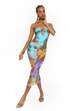 Jaded London Aphrodite Mesh Maxi Skirt -Trendy Wear Outlet Store JADEDSWIM2605