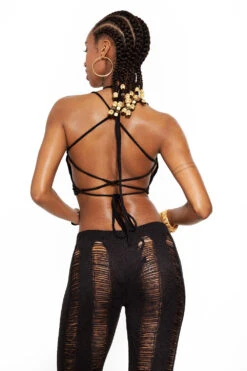 Jaded London Black Umbra Halter Top -Trendy Wear Outlet Store JADEDSWIM3479