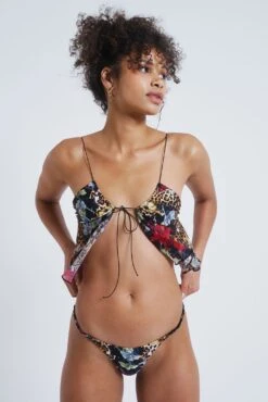 Antoinette Sheer Panel Bikini Top 12 Antoinette Sheer Panel Bikini Top -Trendy Wear Outlet Store JADEDVENDETTA ECOM0480