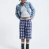 Jaded London Zeppelin Checked Jumbo Shorts 1 Jaded London Zeppelin Checked Jumbo Shorts -Trendy Wear Outlet Store JADEDVENDETTA ECOM8106