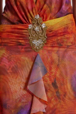 Jaded London Cindy Plunge Maxi Dress In Orange 16 Jaded London Cindy Plunge Maxi Dress In Orange -Trendy Wear Outlet Store JADEDWW12 601171