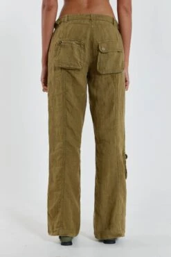 Jaded London Devon Linen Cargo Trousers -Trendy Wear Outlet Store JADEDWW12 601281