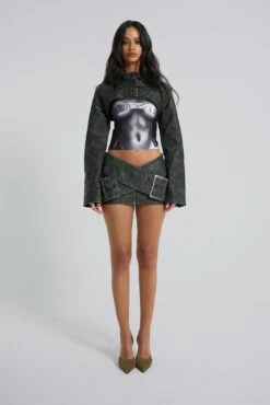 Jaded London Assassin Micro Mini Skirt -Trendy Wear Outlet Store JADEDWWE COMRESHOOTS1075