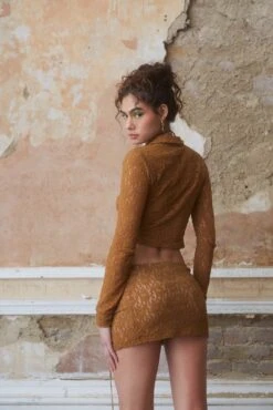 Jaded London Coyote Lace Shirt -Trendy Wear Outlet Store JADED 2605224031