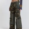 Jaded London Magna Camo Distressed Patchwork Jeans -Trendy Wear Outlet Store JWT3447 1128