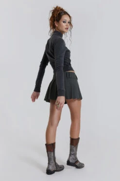 Jaded London Am:pm Pleated Mini Skirt 16 Jaded London Am:pm Pleated Mini Skirt -Trendy Wear Outlet Store JWT3447 20331 2