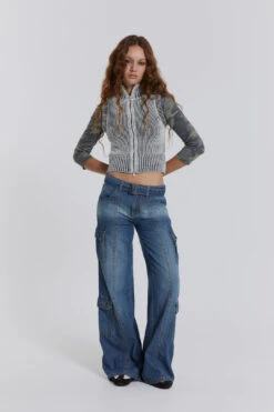 Jaded London Tundra Cargo Jeans -Trendy Wear Outlet Store JWT3447 9731 2