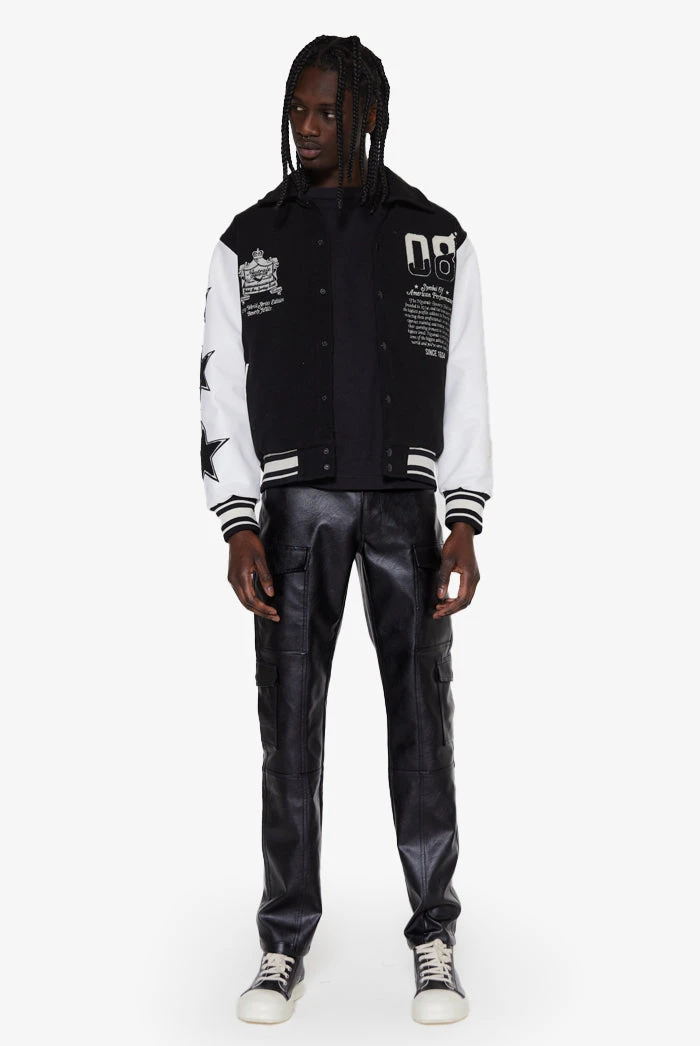 Black NTRLS Varsity Jacket 6 Black NTRLS Varsity Jacket - Image 4