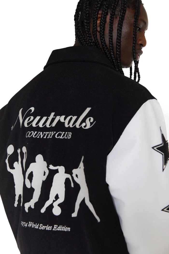 Black NTRLS Varsity Jacket 5 Black NTRLS Varsity Jacket - Image 3