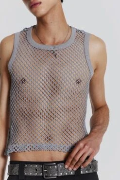 Chain Grey Vest -Trendy Wear Outlet Store MENS16 6 233788 2 2